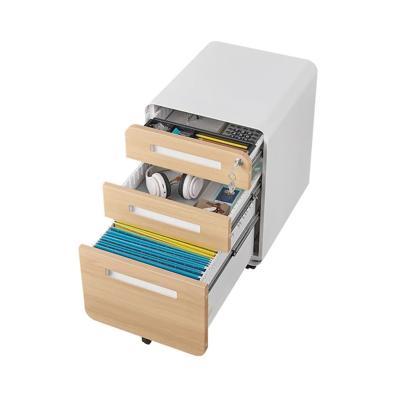 Meuble de classement mobile sous le bureau, armoire de rangement polyvalente