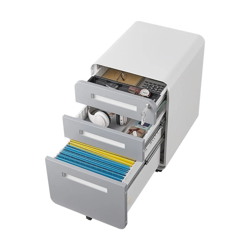 Meuble de classement mobile sous le bureau, armoire de rangement polyvalente