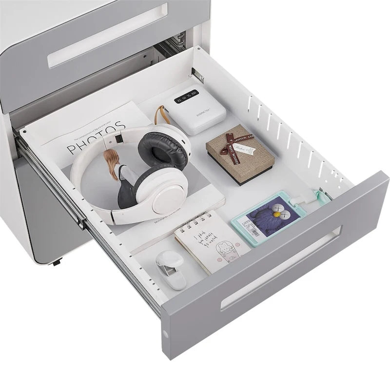 Meuble de classement mobile sous le bureau, armoire de rangement polyvalente