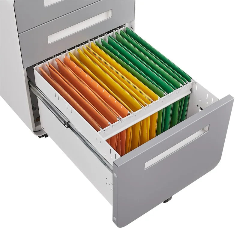 Meuble de classement mobile sous le bureau, armoire de rangement polyvalente