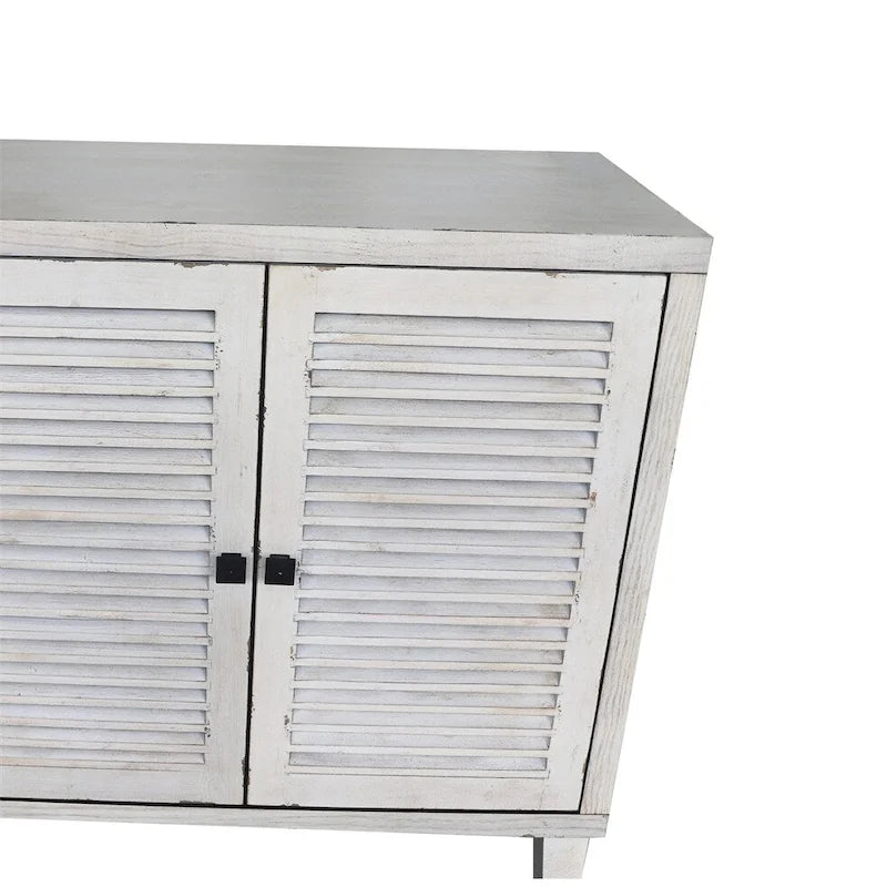 Buffet vaisselier 4 portes à volets roulants