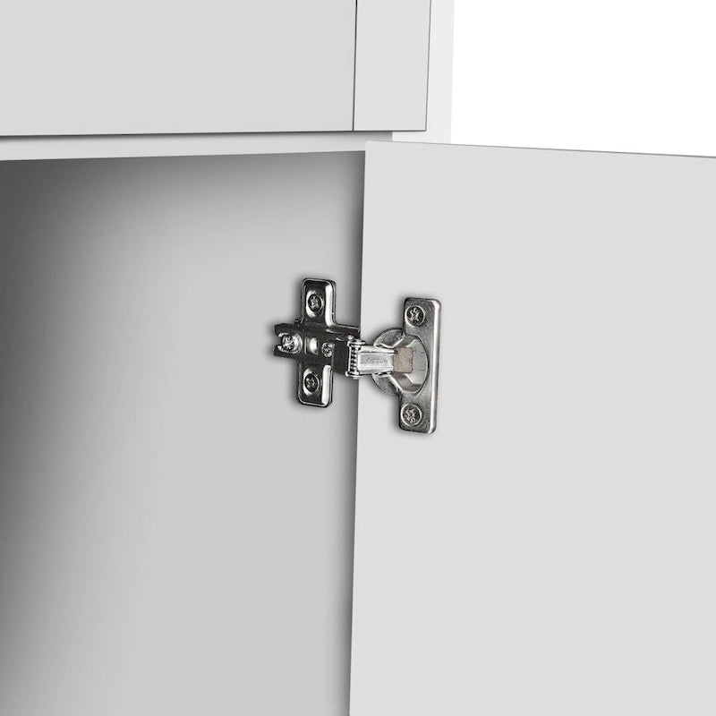 Armoire de rangement haute avec 8 portes et 4 étagères Armoire murale - 24,00 L * 12,80 l * 72,40 H