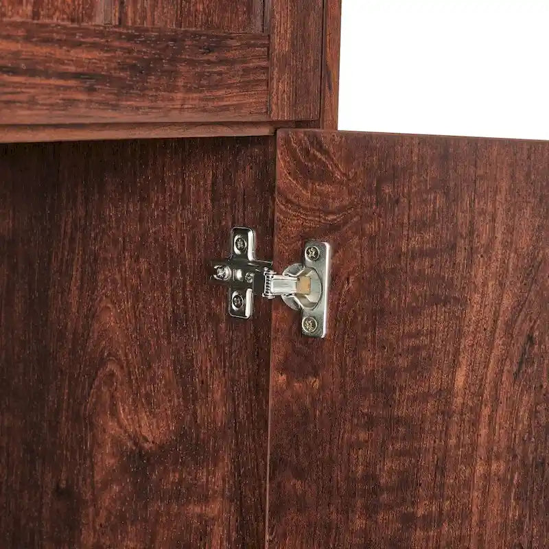 Armoire de rangement haute avec 8 portes et 4 étagères Armoire murale - 24,00 L * 12,80 l * 72,40 H