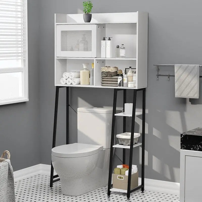 Meuble de rangement pour toilettes - 11,8P x 32,3L x 60,2H