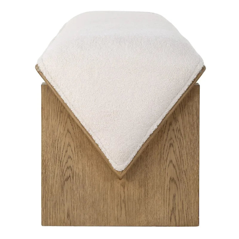 Banc en tissu Wedged – 17 H X 59 L X 19 P